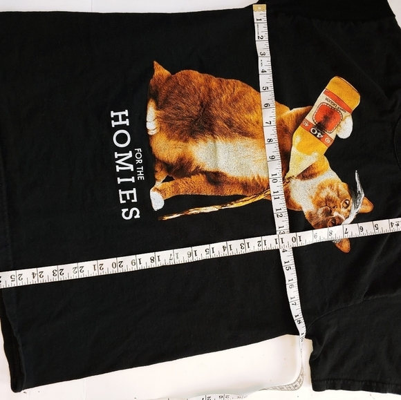 For the Homies Malt Liqueur Cat T-Shirt M - Picture 4 of 6